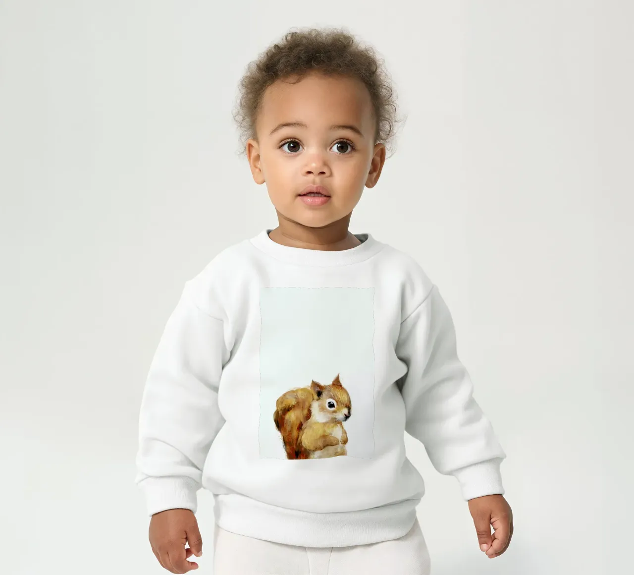 Little Squirrel sudadera de bebé de Amy Hamilton