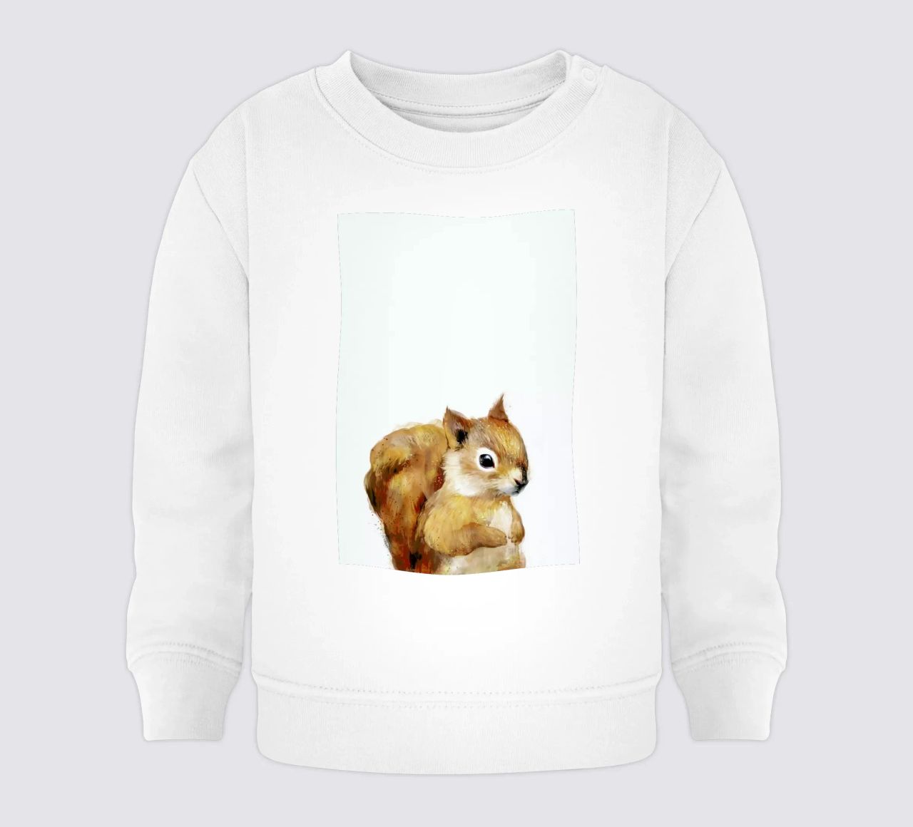 Little Squirrel felpa neonato da Amy Hamilton
