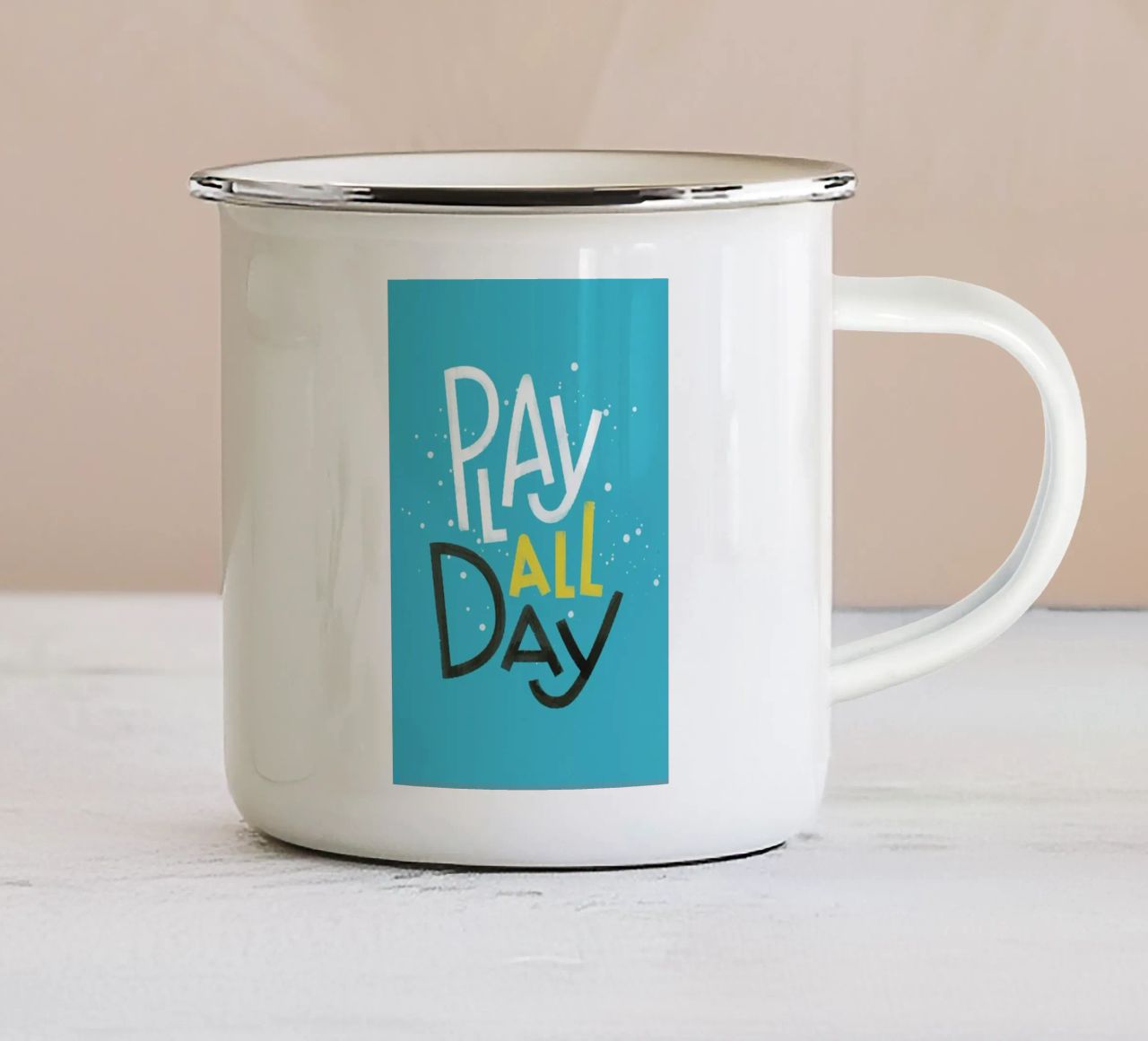 Play All Day tazza in smalto da Summerchamps