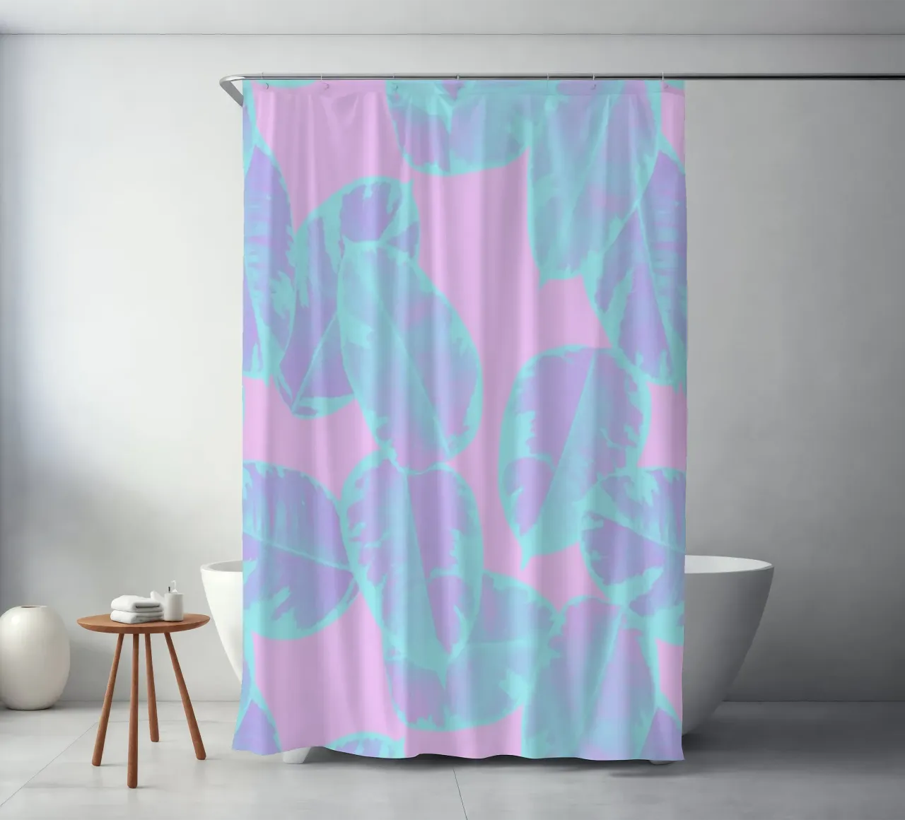 Sophia shower curtain by Hanna Kastl-Lungberg
