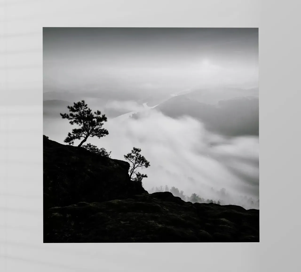 Above and Beyond, Lilienstein pellicola backlit da Håggard Photography | Ronny Behnert
