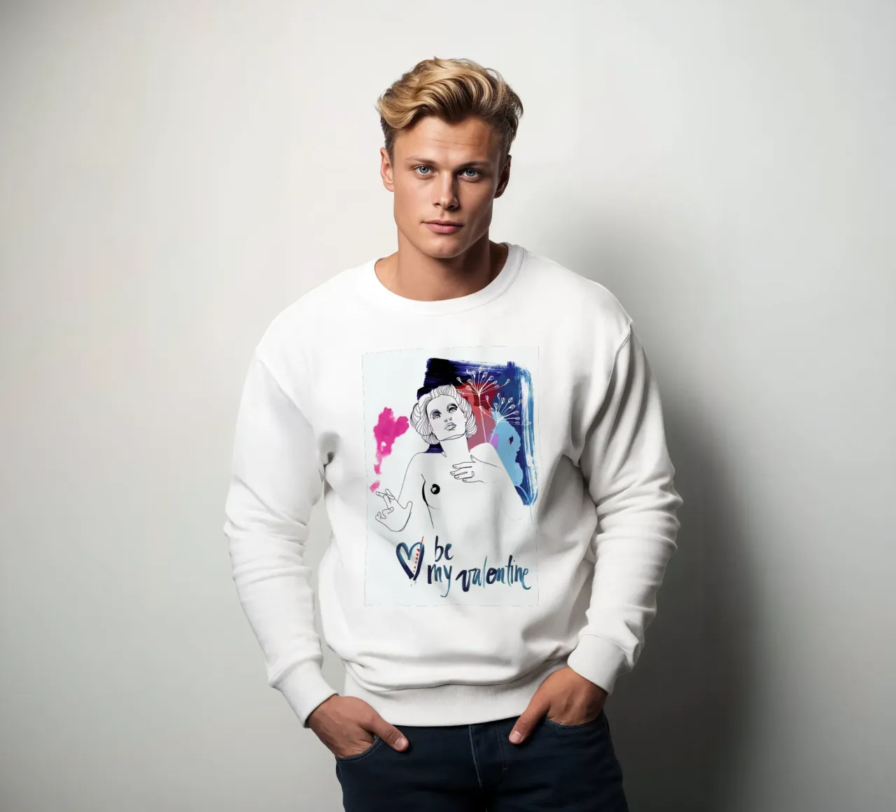 Be My Valentine 1 felpa da Anja Denz