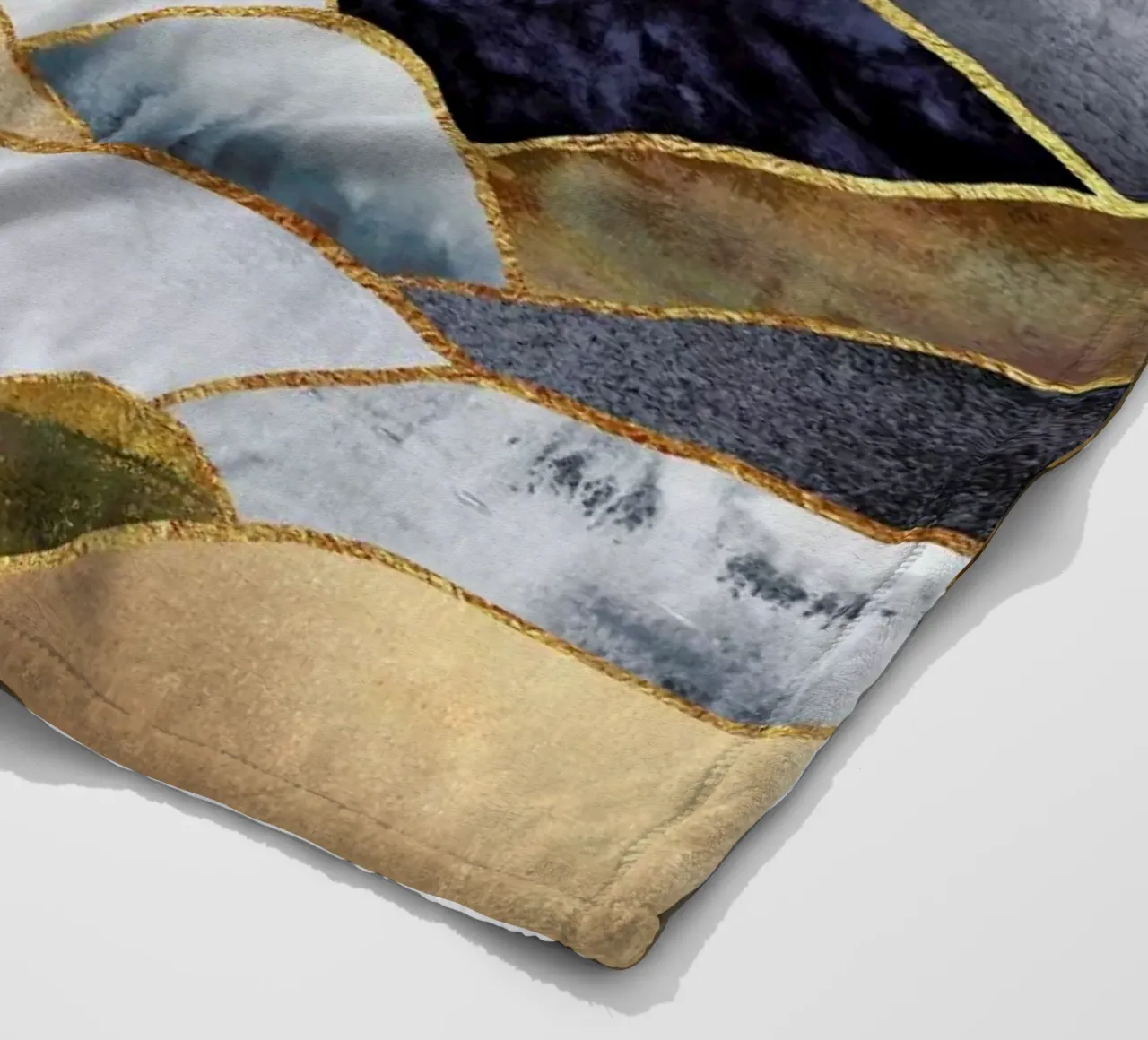 Hills fleece blanket by Elisabeth Fredriksson