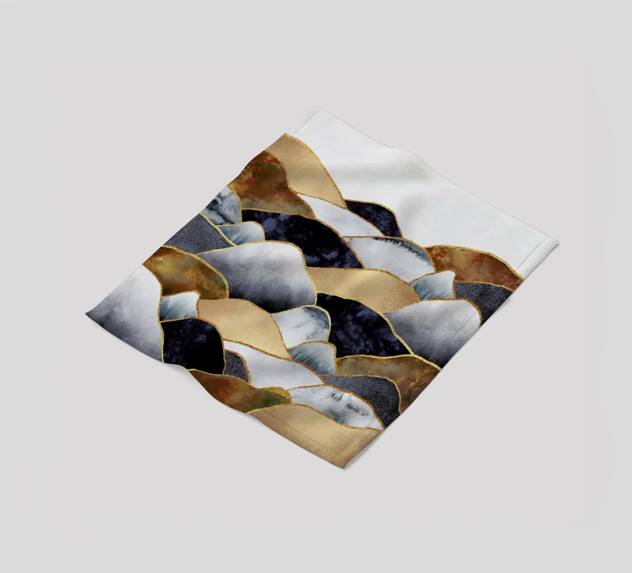 Hills fleece blanket by Elisabeth Fredriksson