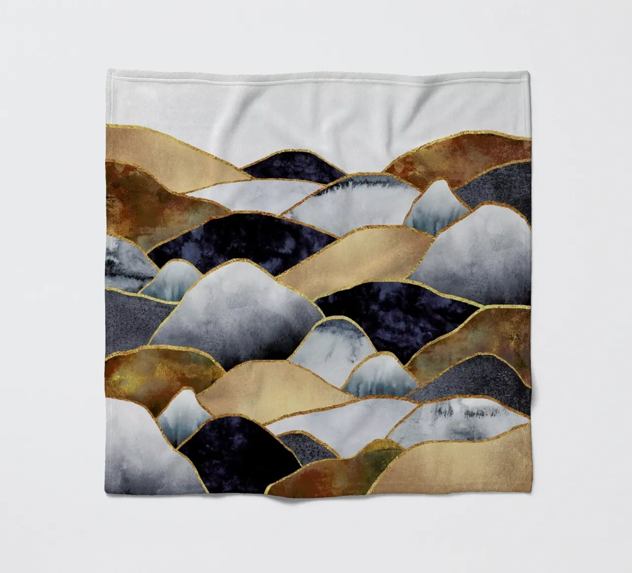 Hills fleece blanket by Elisabeth Fredriksson