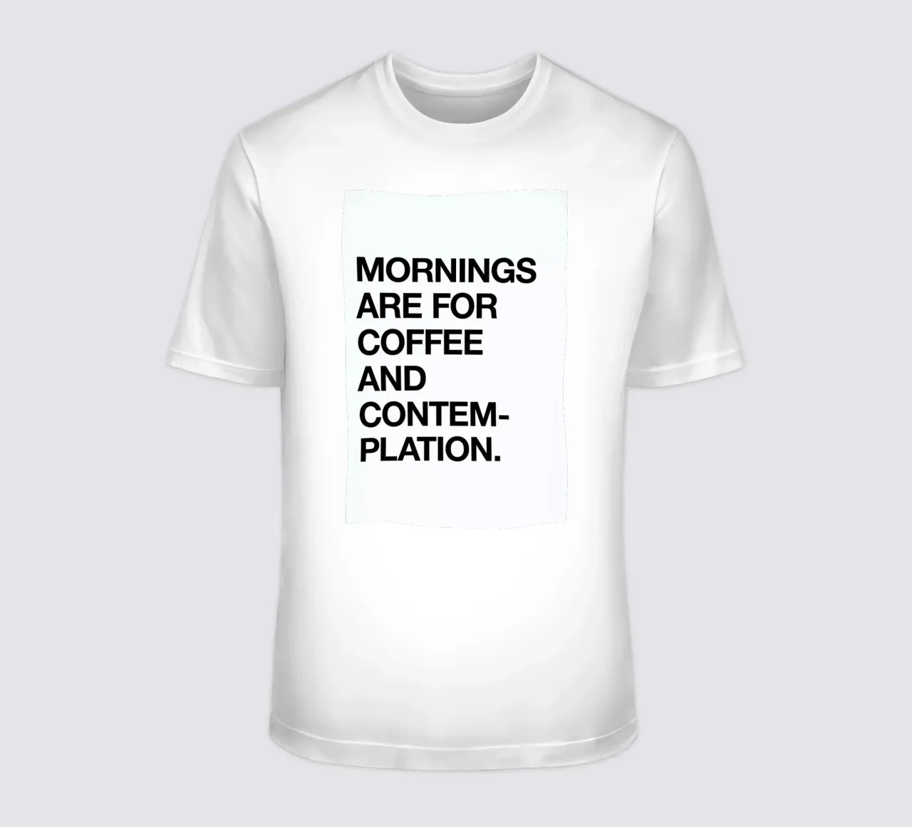 Contemplation t-shirt da Studio One