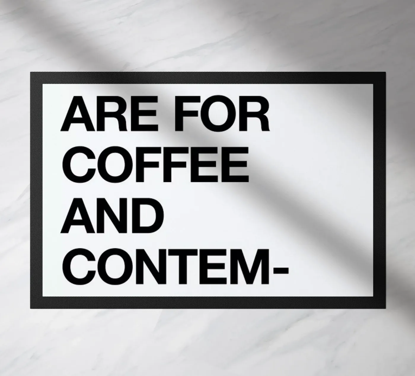 Contemplation paillasson de Studio One