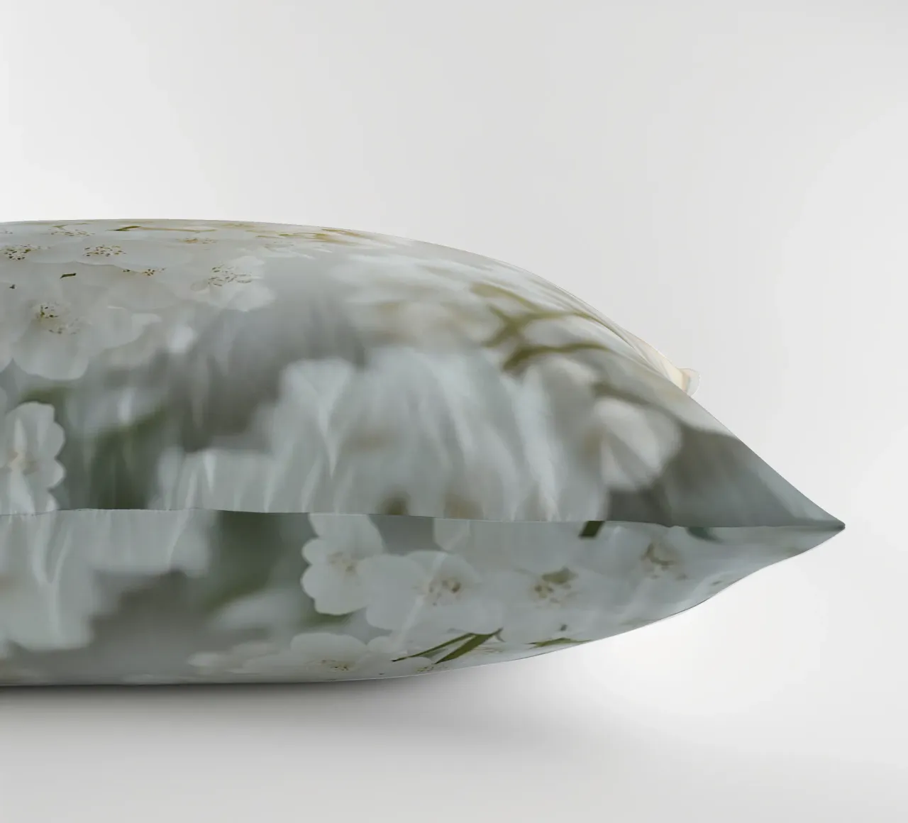 armonia dei fiori bianchi cuscino da Carinaprint