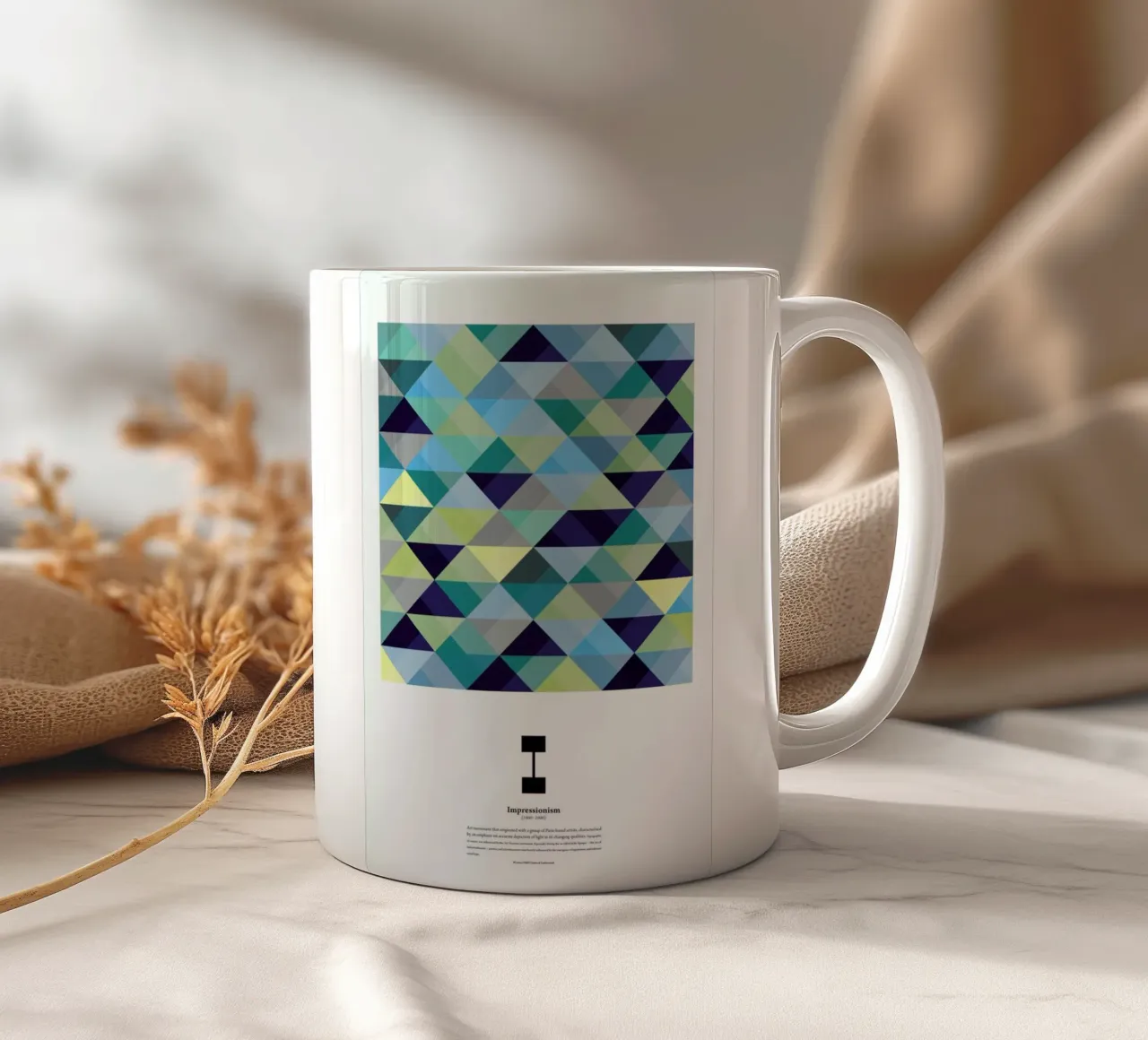 I - Impressionism tazza in ceramica da The True Type