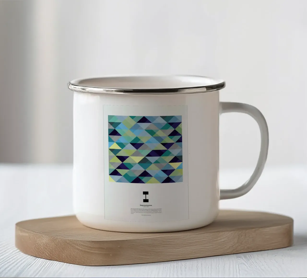 I - Impressionism tazza in smalto da The True Type