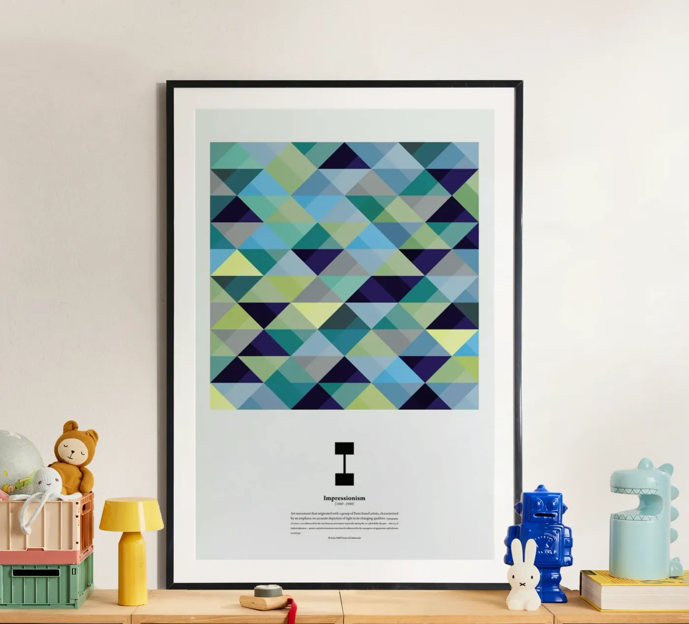 I - Impressionism poster by The True Type
