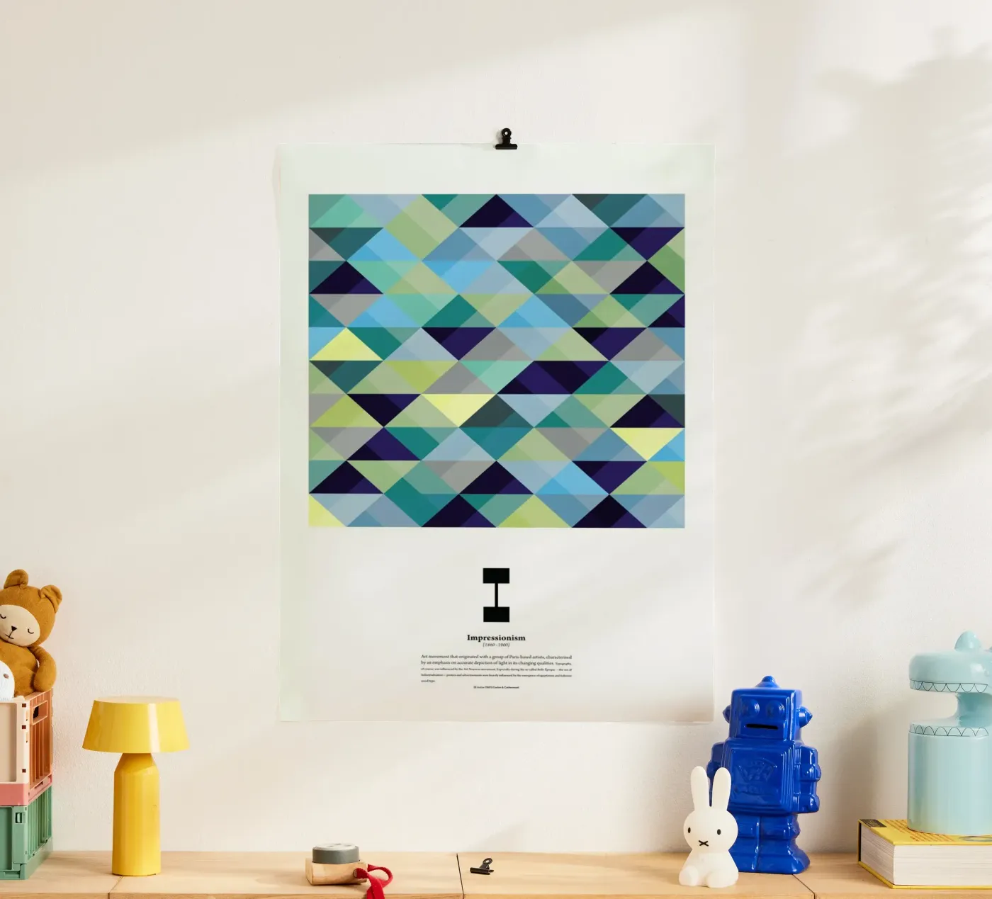 I - Impressionism poster by The True Type