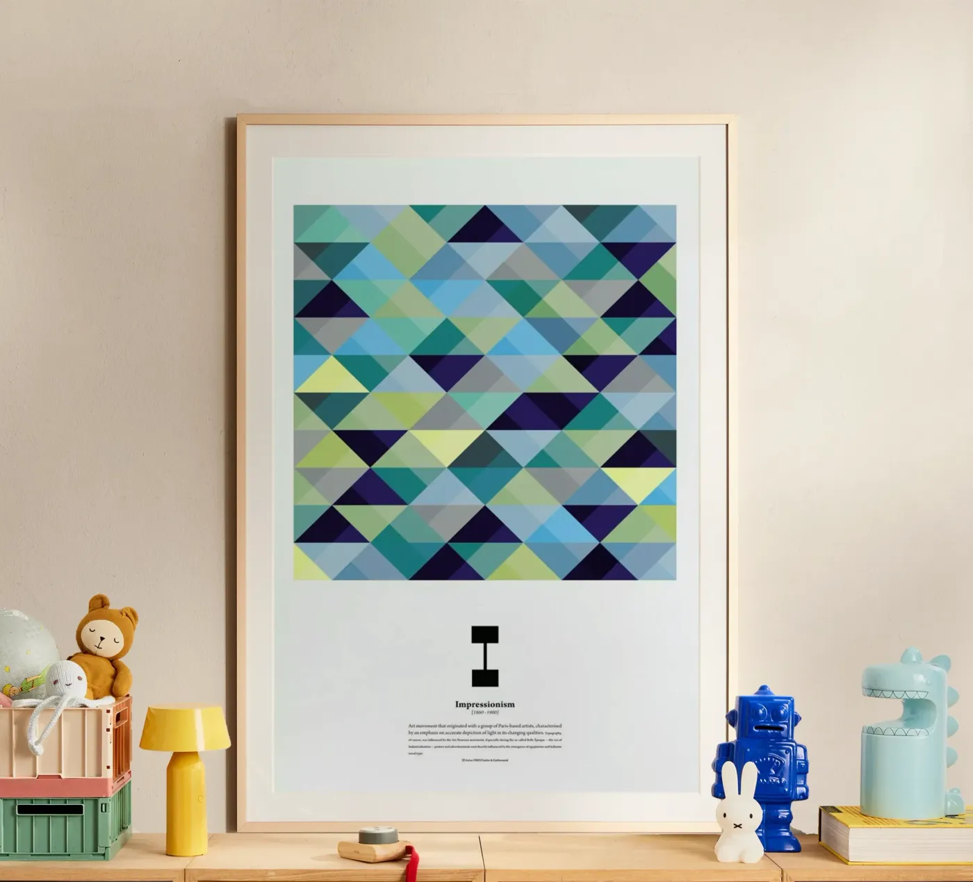 I - Impressionism poster by The True Type