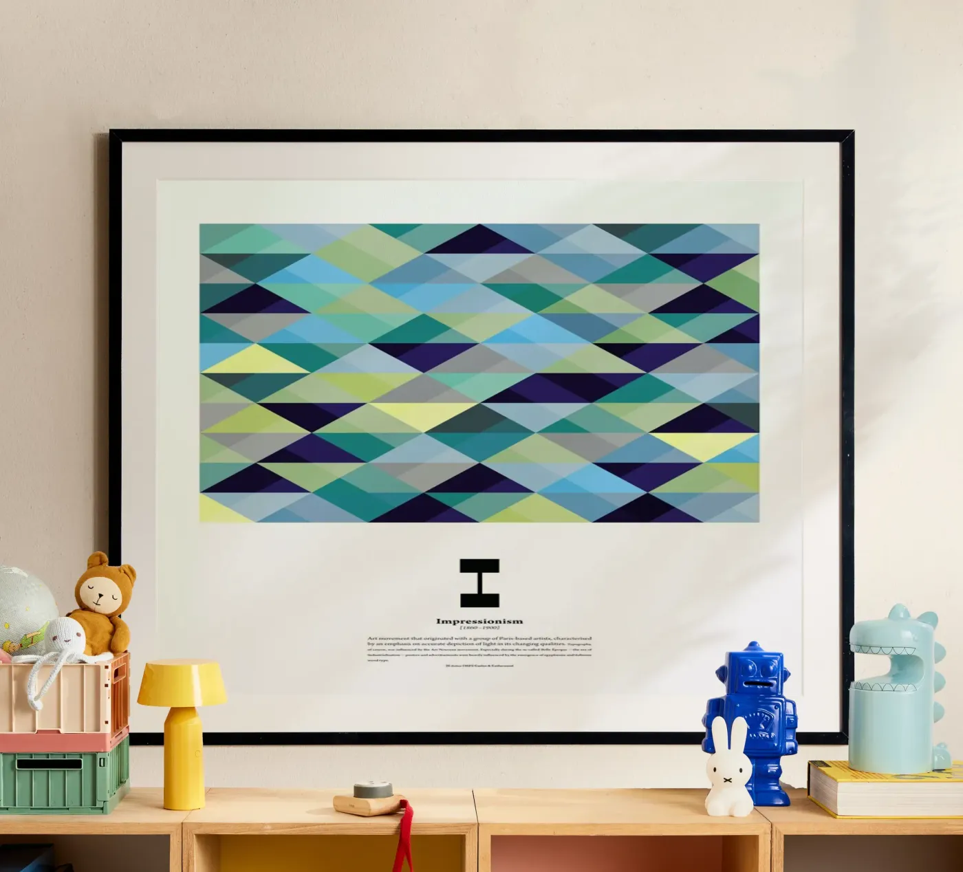 I - Impressionism poster by The True Type