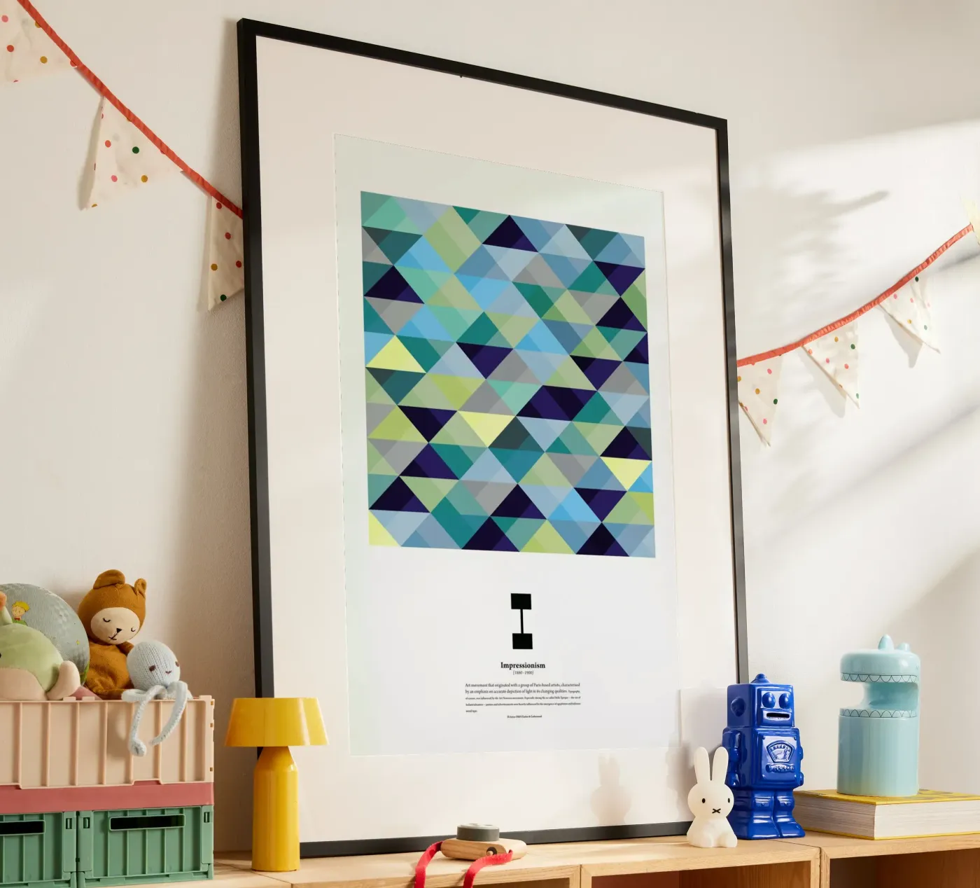 I - Impressionism poster by The True Type