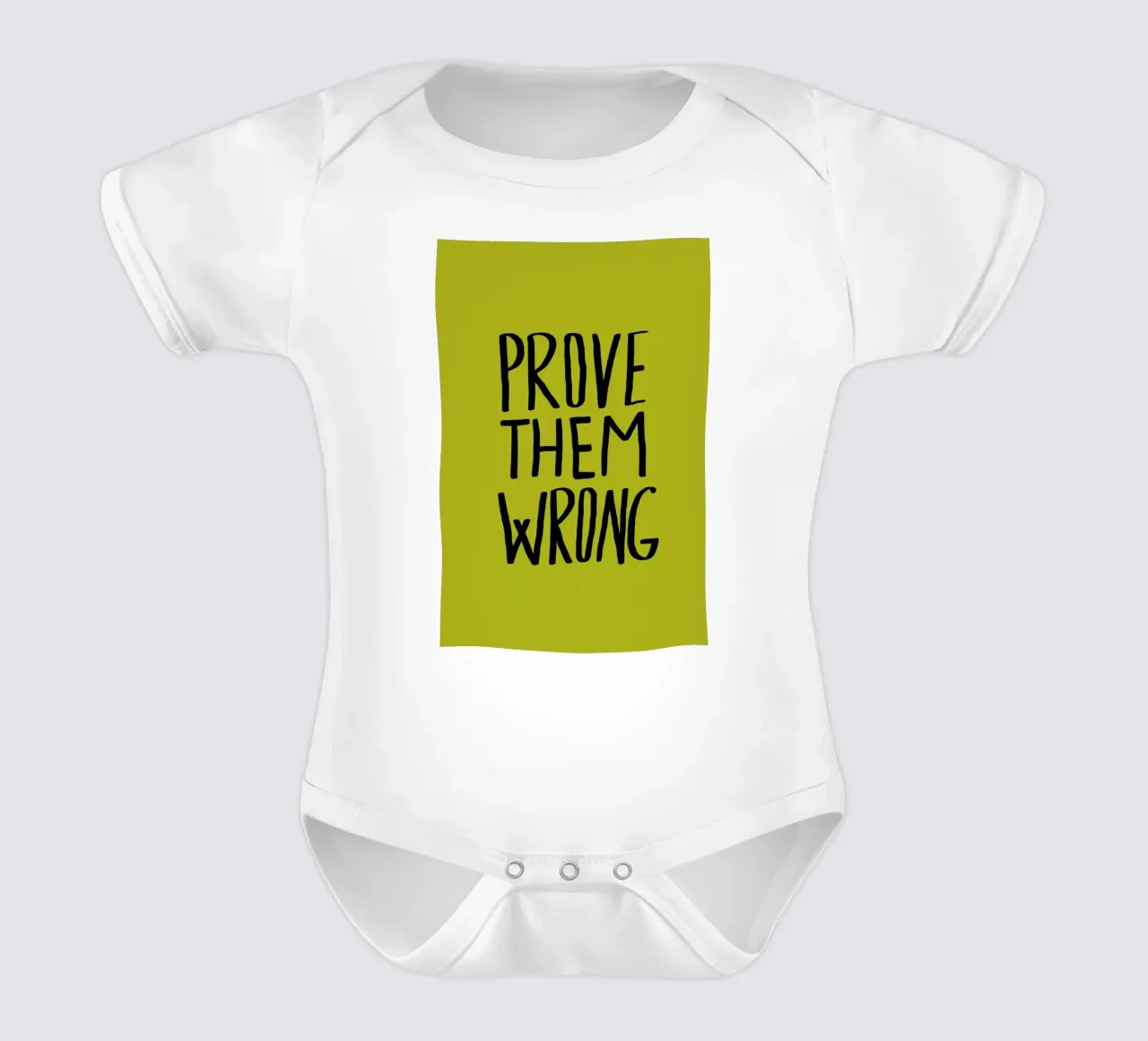 Prove Them Wrong body neonato maniche corte da Leah Flores