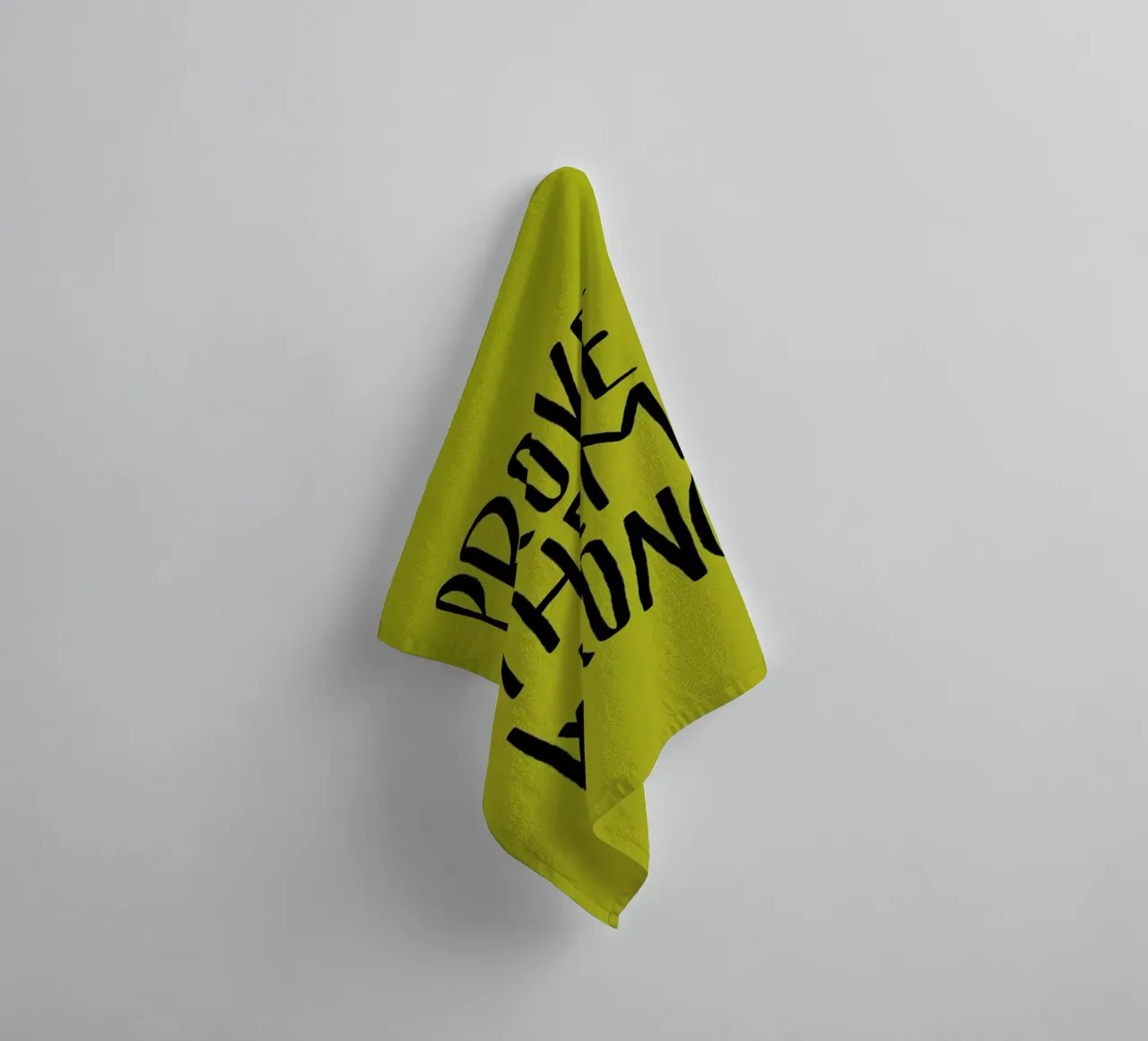 Prove Them Wrong towel by Leah Flores