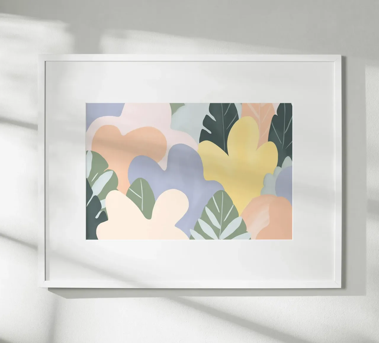 gioia dei grandi fiori in colori pastello carta hahnemühle da Carinaprint