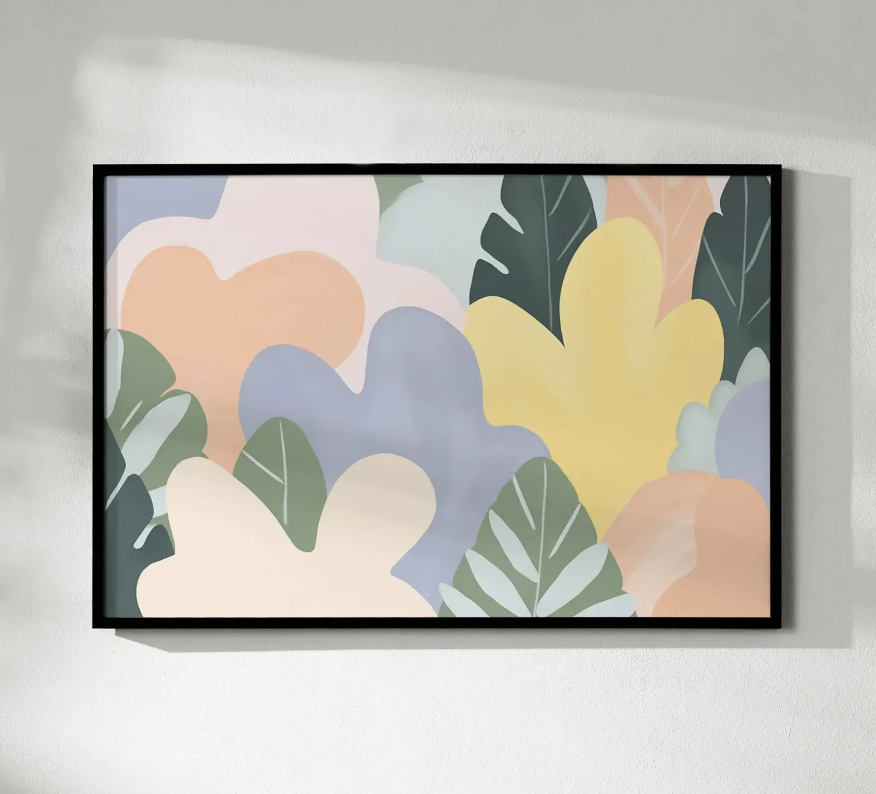 gioia dei grandi fiori in colori pastello carta hahnemühle da Carinaprint