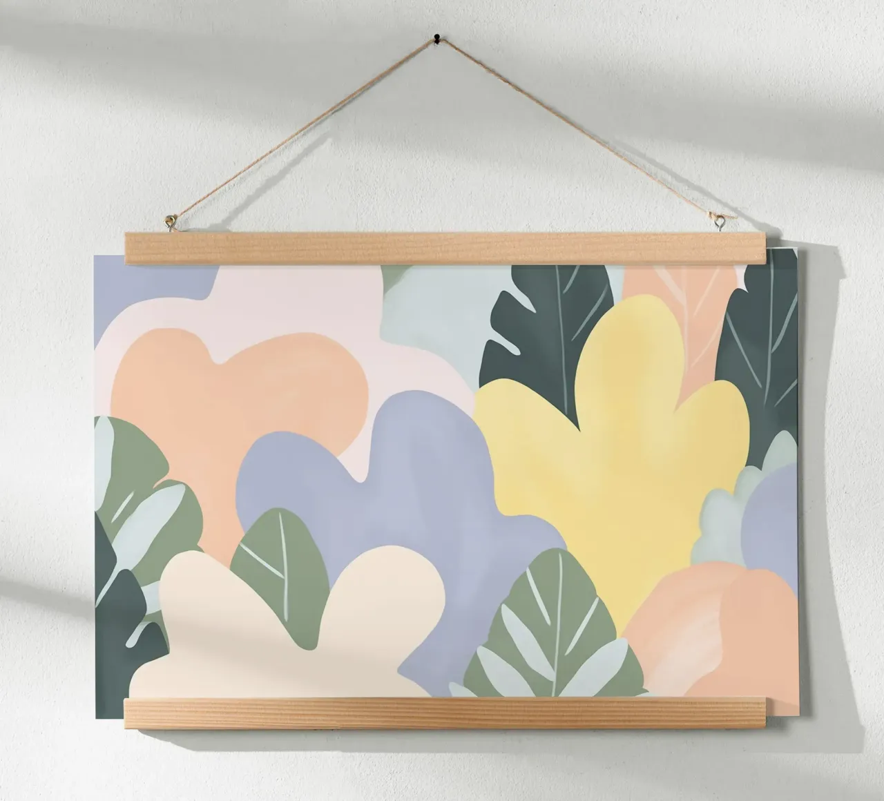 gioia dei grandi fiori in colori pastello carta hahnemühle da Carinaprint