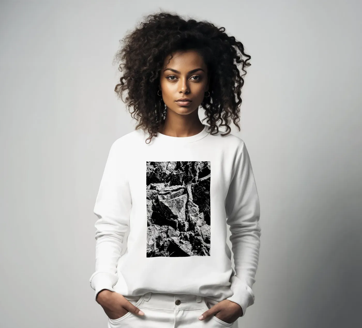Rock Pattern 2 sweatshirt by Chris Abatzis