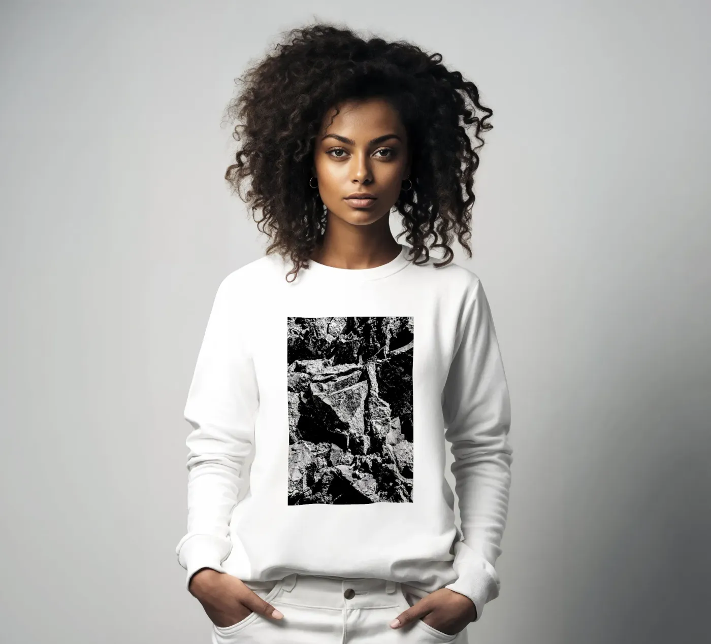 Rock Pattern 2 sweatshirt by Chris Abatzis