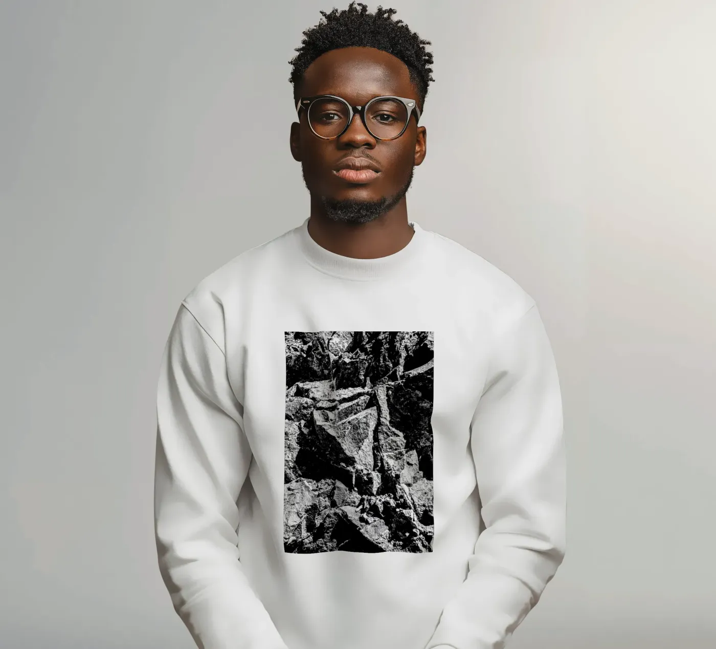 Rock Pattern 2 sweatshirt by Chris Abatzis