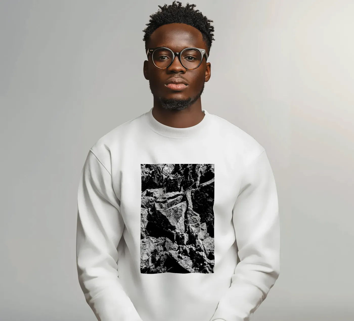 Rock Pattern 2 sweatshirt by Chris Abatzis