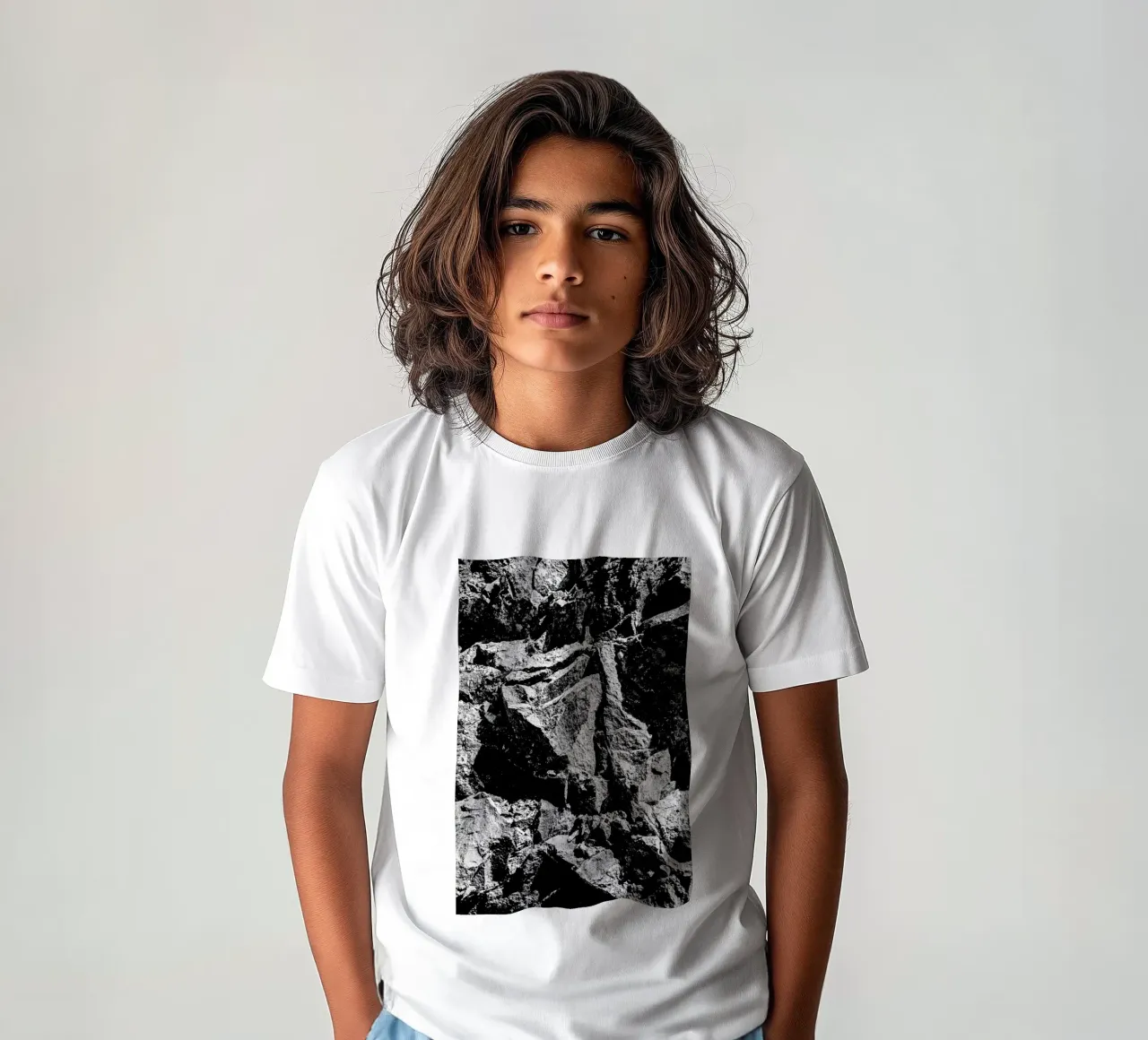 Rock Pattern 2 t-shirt bambini da Chris Abatzis