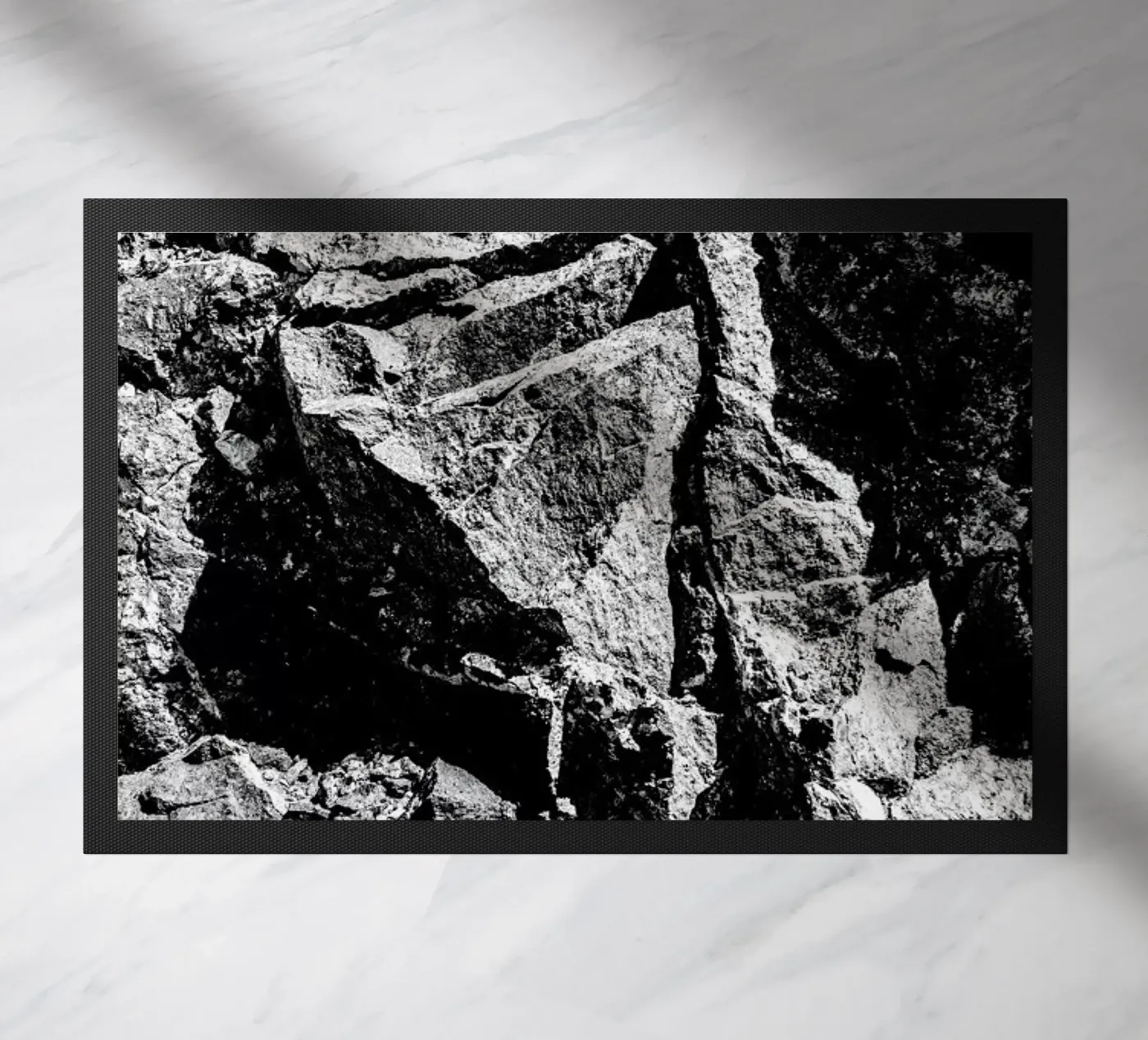 Rock Pattern 2 doormat by Chris Abatzis