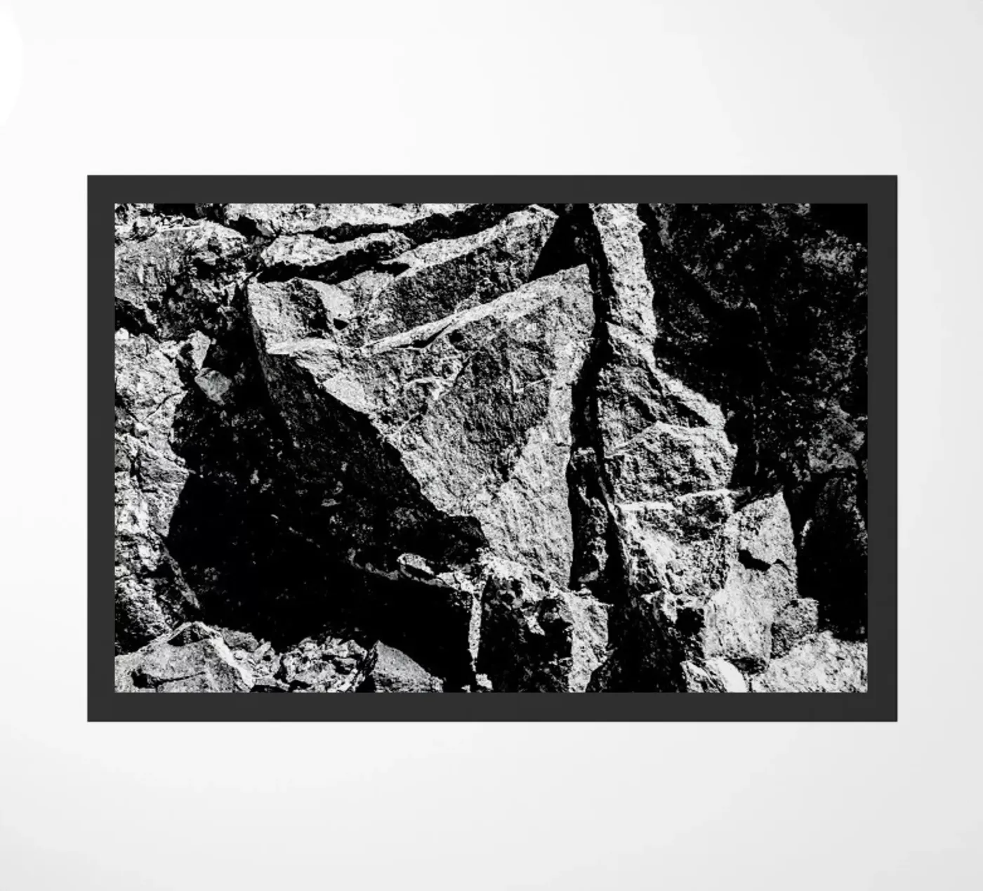 Rock Pattern 2 doormat by Chris Abatzis