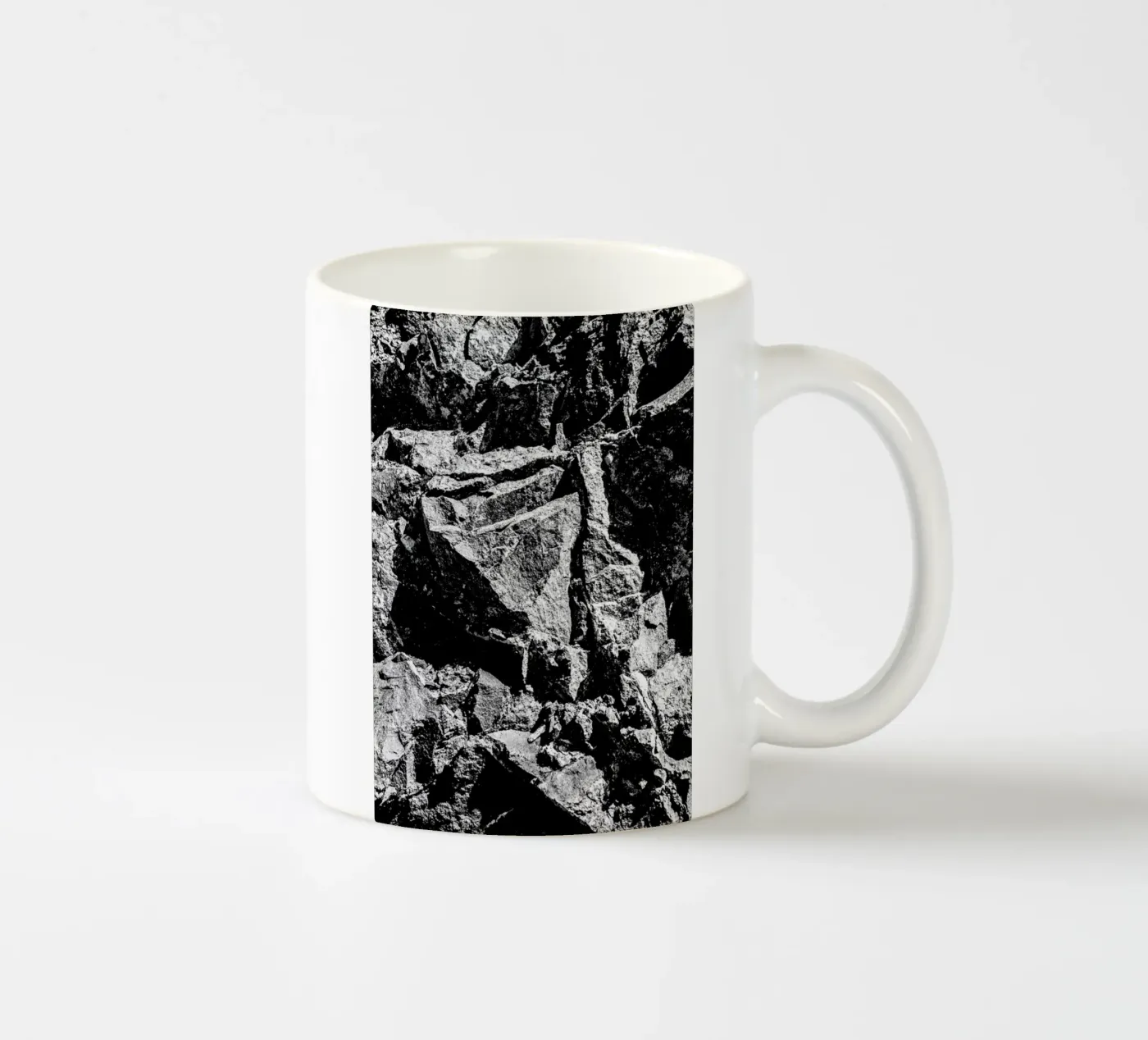 Rock Pattern 2 ceramic mug by Chris Abatzis