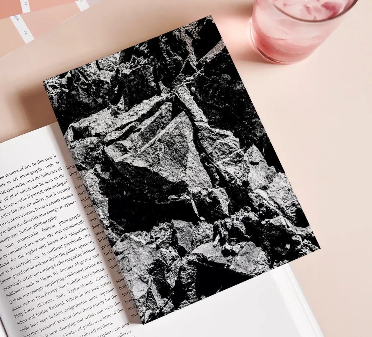 Rock Pattern 2 notebook by Chris Abatzis