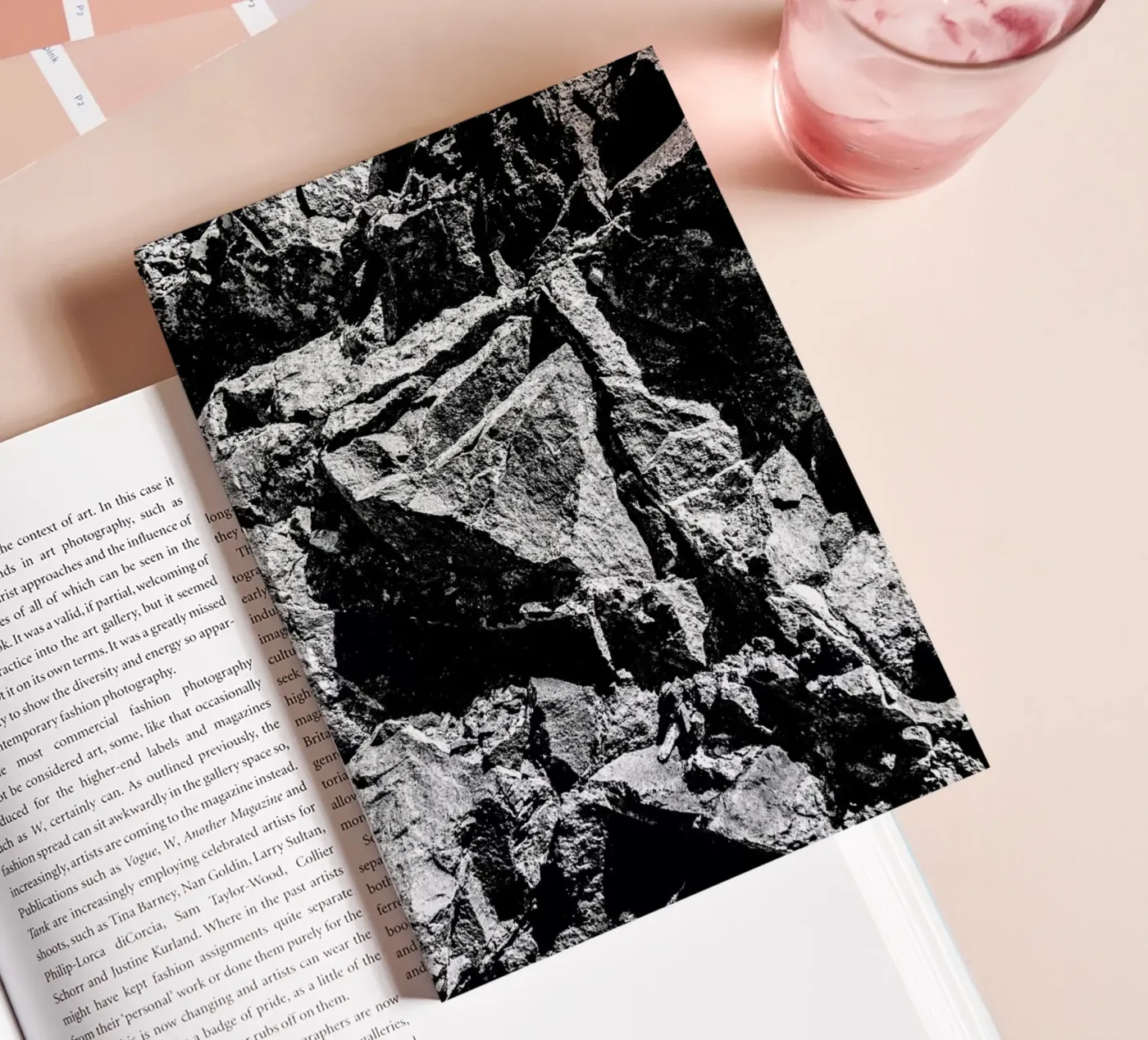 Rock Pattern 2 notebook by Chris Abatzis