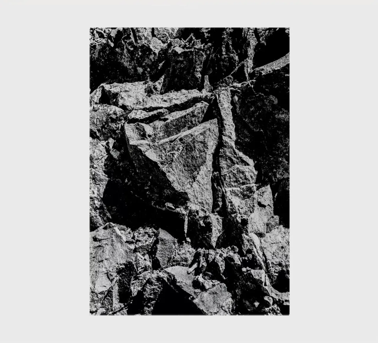 Rock Pattern 2 notebook by Chris Abatzis