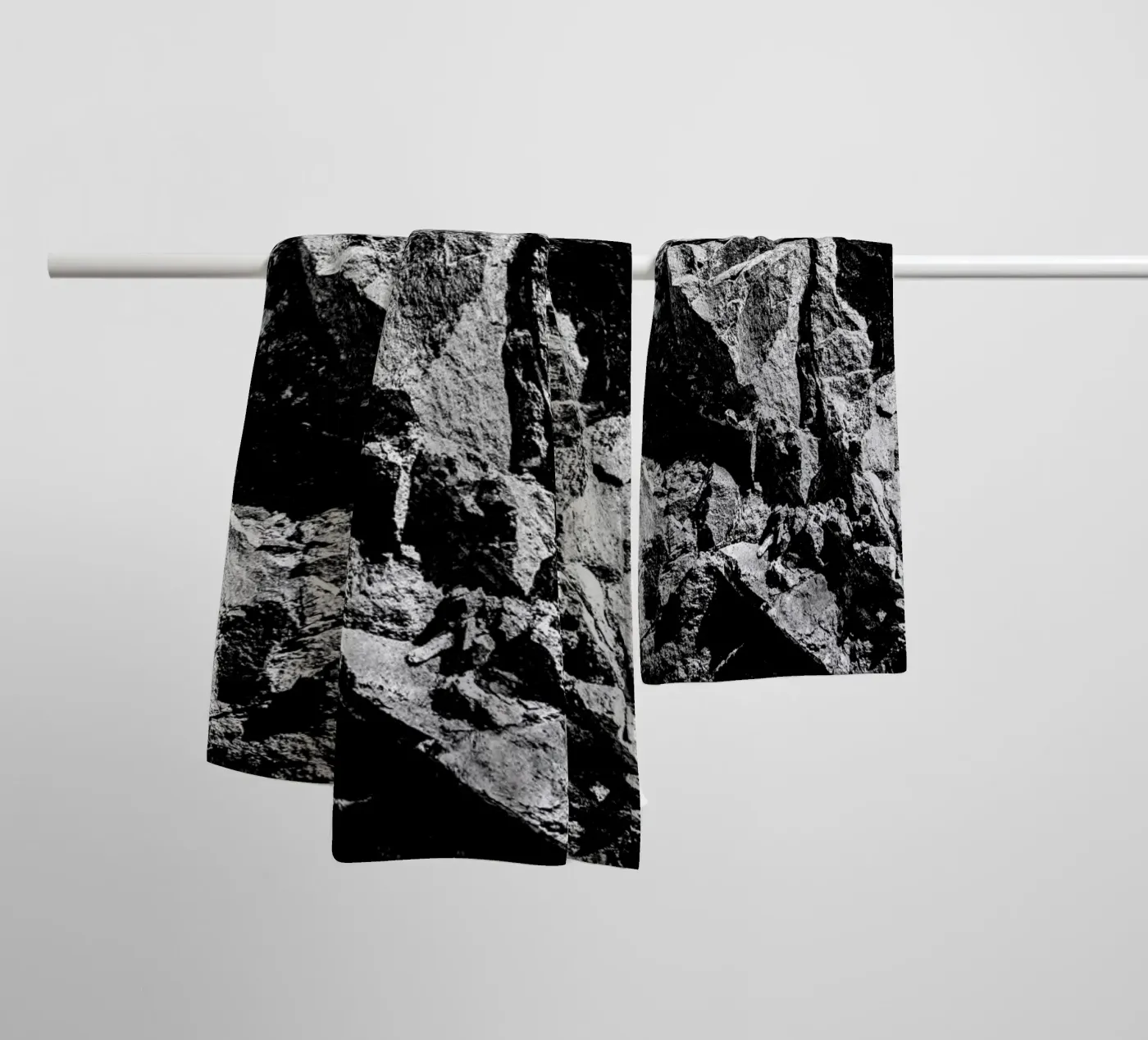 Rock Pattern 2 towel by Chris Abatzis
