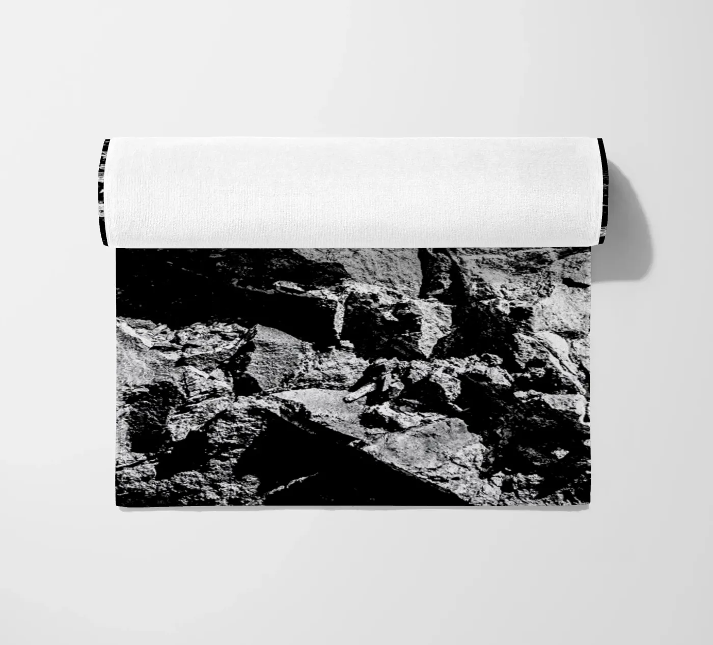 Rock Pattern 2 beach towel by Chris Abatzis