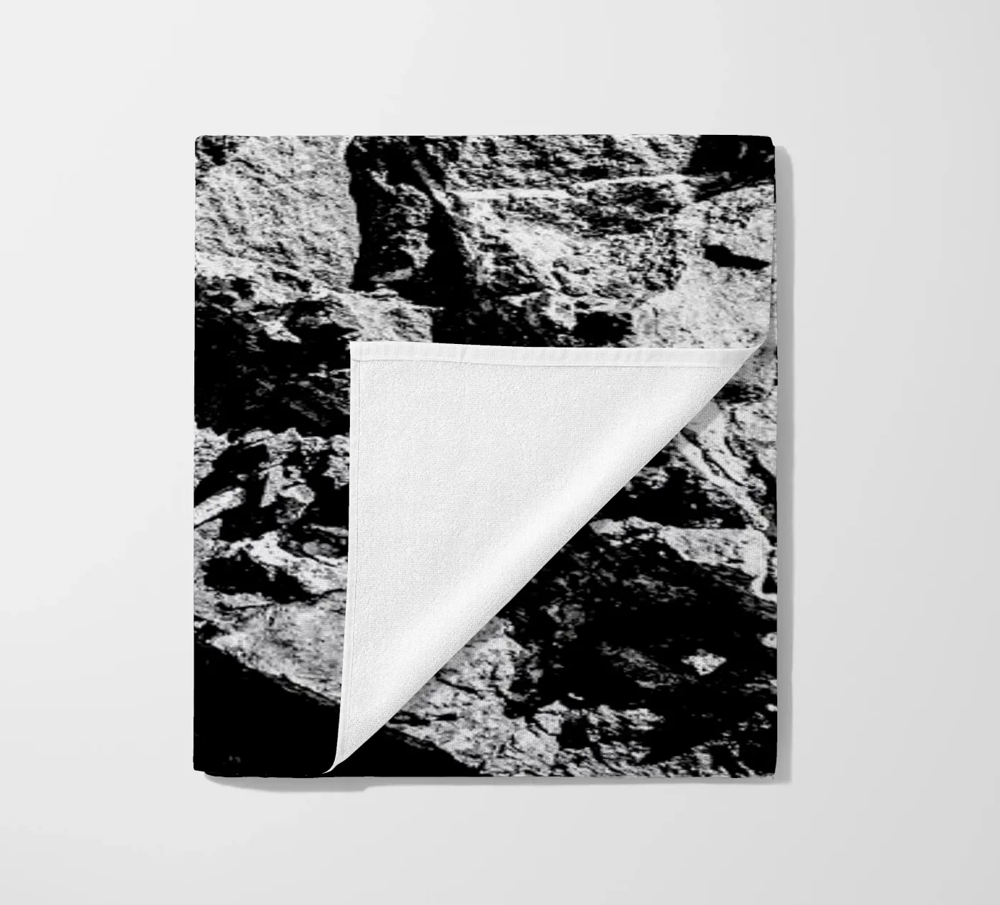 Rock Pattern 2 beach towel by Chris Abatzis