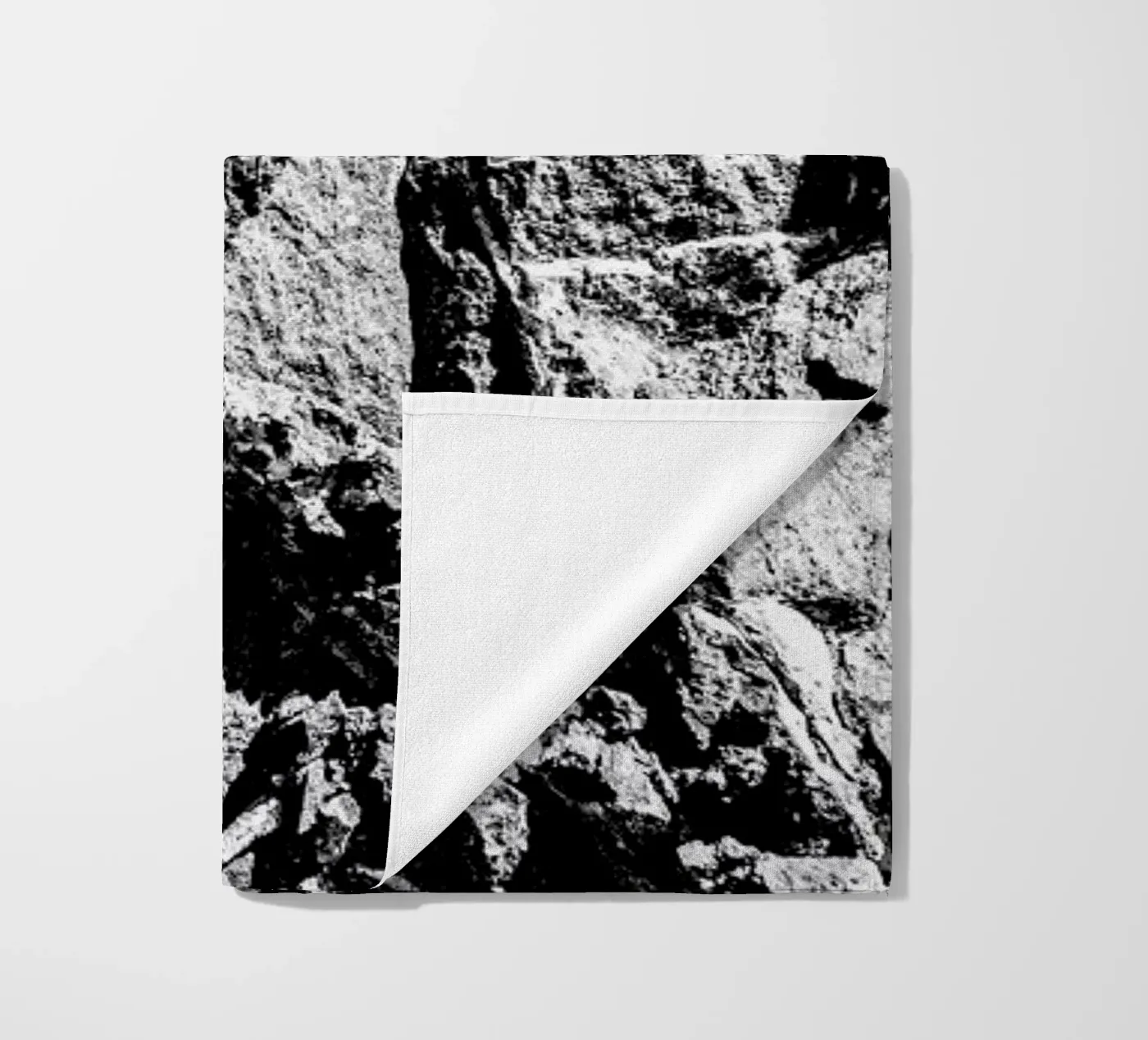 Rock Pattern 2 beach towel by Chris Abatzis