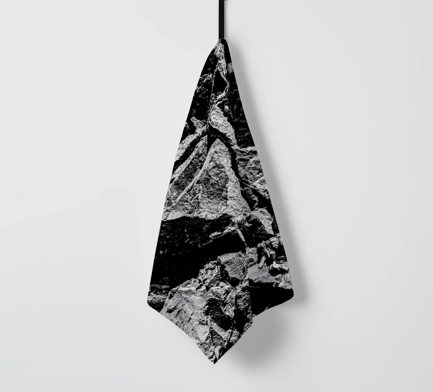 Rock Pattern 2 tea towel by Chris Abatzis