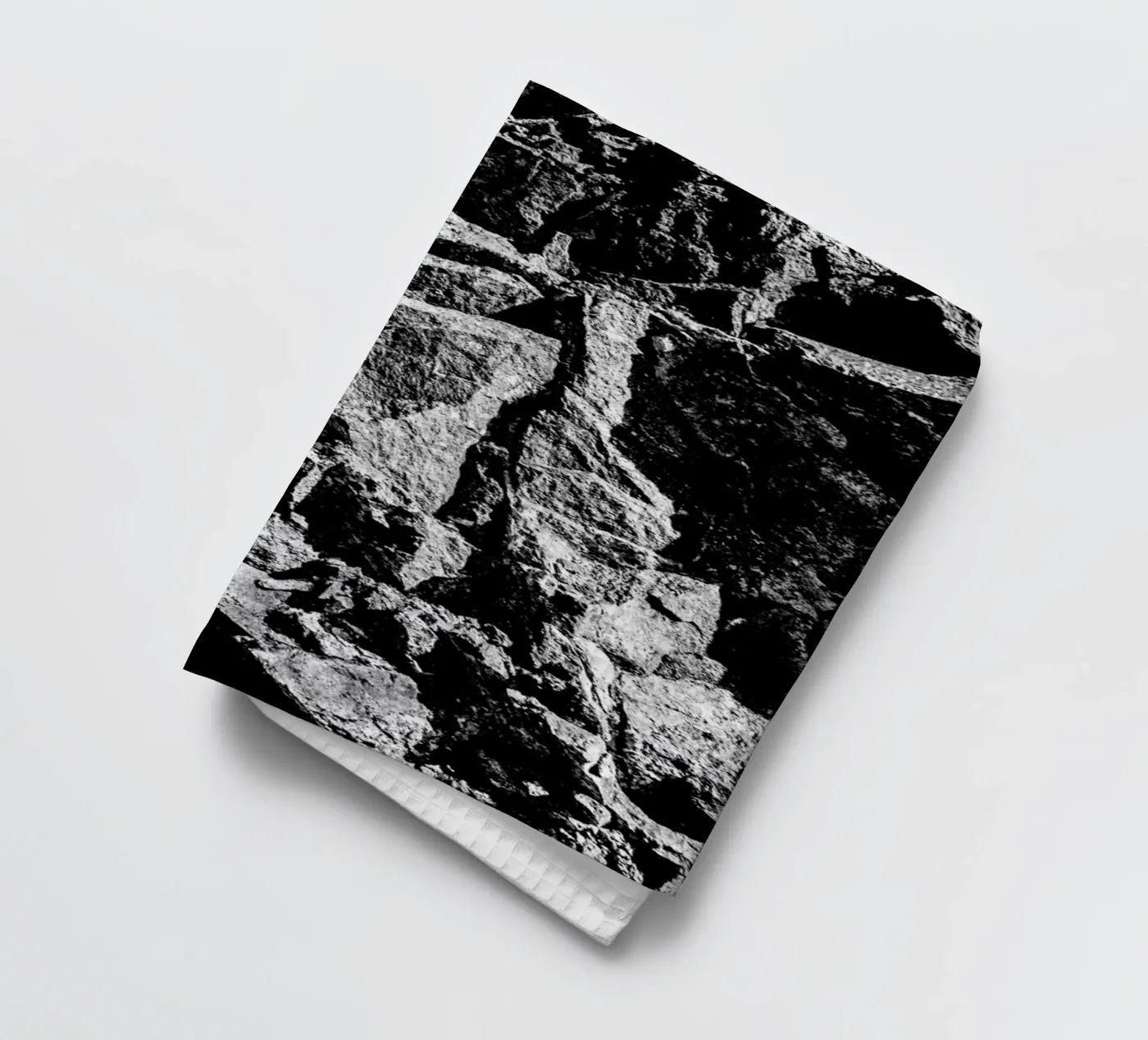 Rock Pattern 2 tea towel by Chris Abatzis
