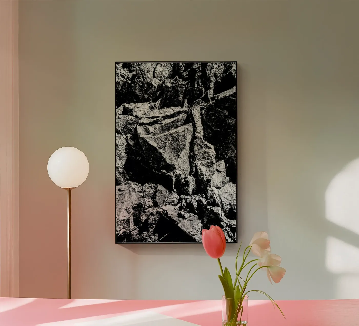 Rock Pattern 2 acryl van Chris Abatzis