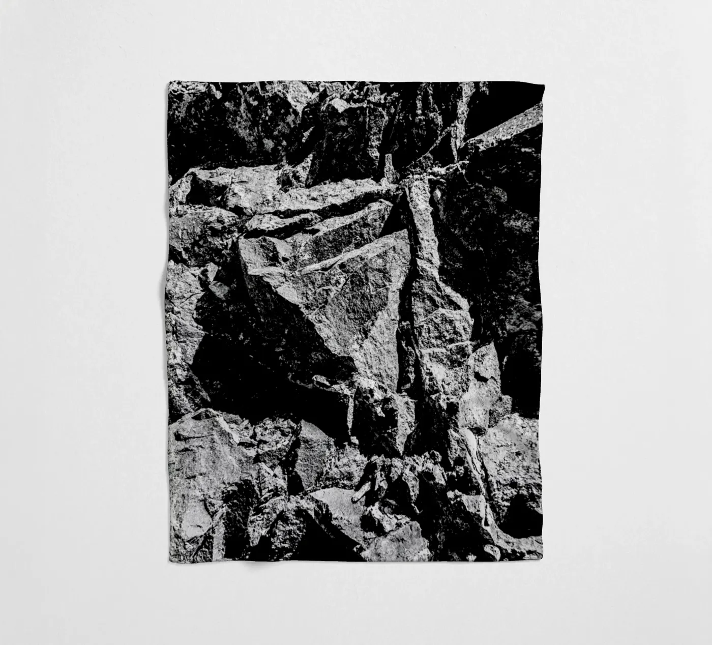 Rock Pattern 2 fleecedeken van Chris Abatzis