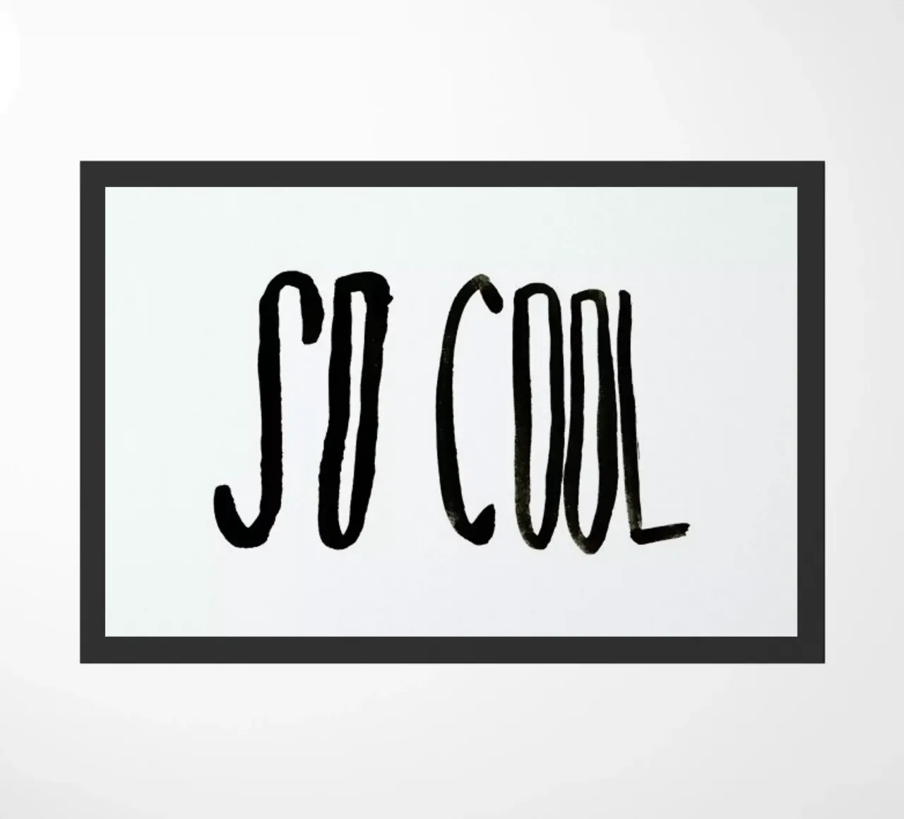 So Cool deurmat van Leah Flores