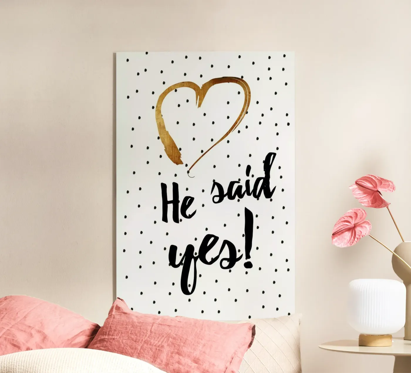 He Said Yes plexiglass da Froilein Juno