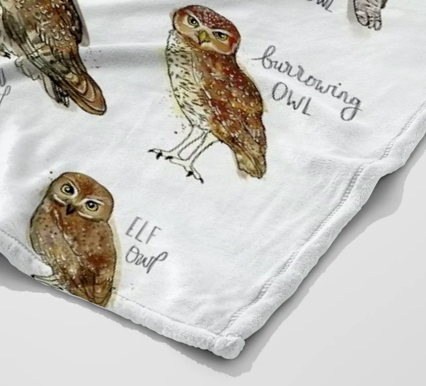 Owls Fleecedecke von Amy Hamilton