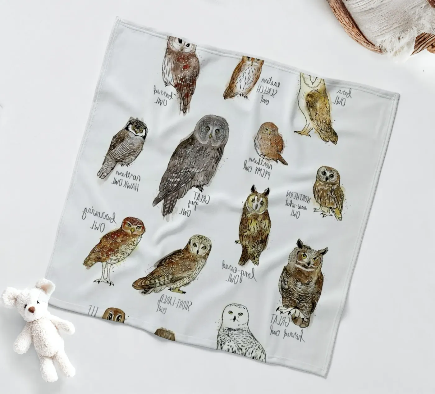 Owls Fleecedecke von Amy Hamilton