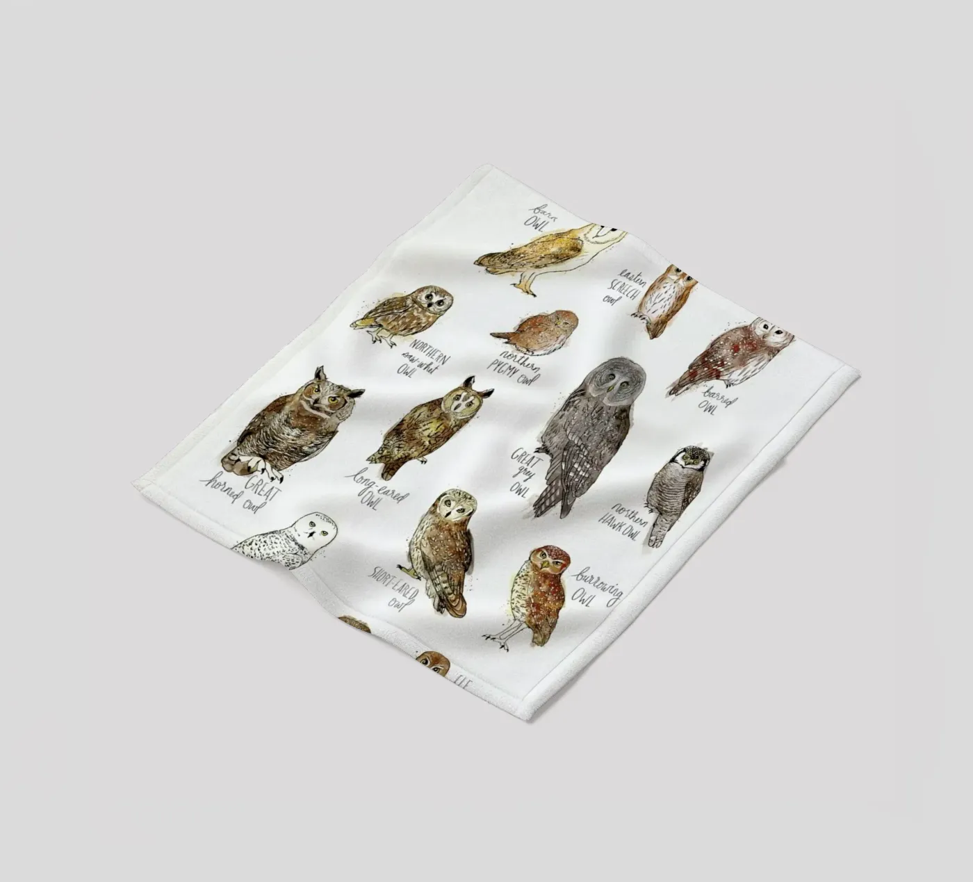 Owls Fleecedecke von Amy Hamilton