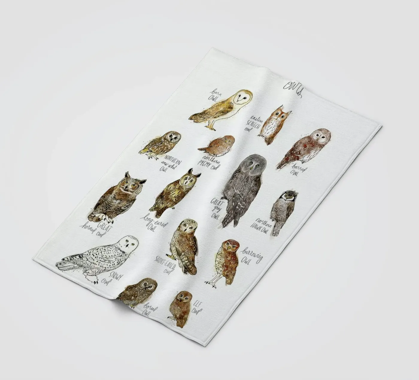 Owls Fleecedecke von Amy Hamilton