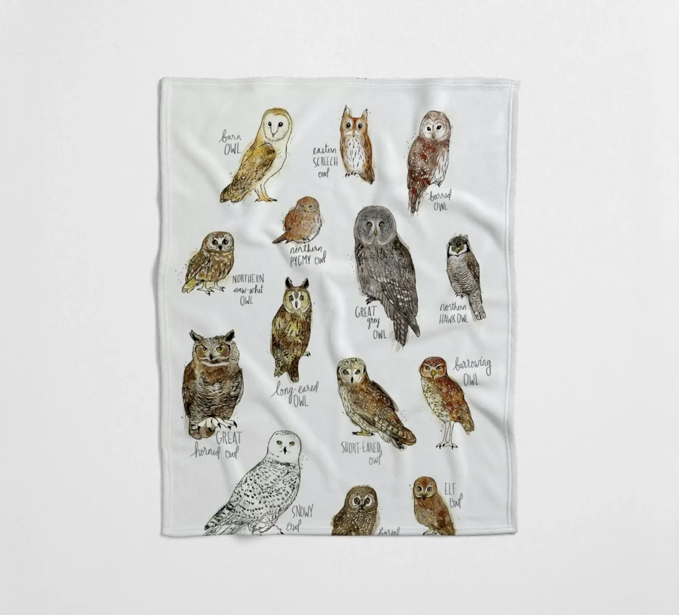 Owls Fleecedecke von Amy Hamilton